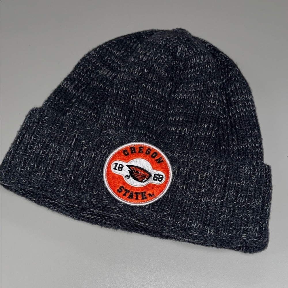 The Game Oregon State Beanie - Dark Gray w/ patch